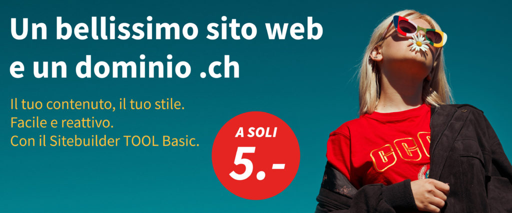 Bellissimo sito web e un dominio .ch